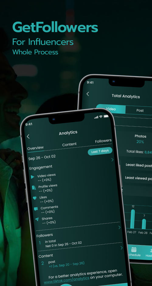 Selected work — GetFollowers